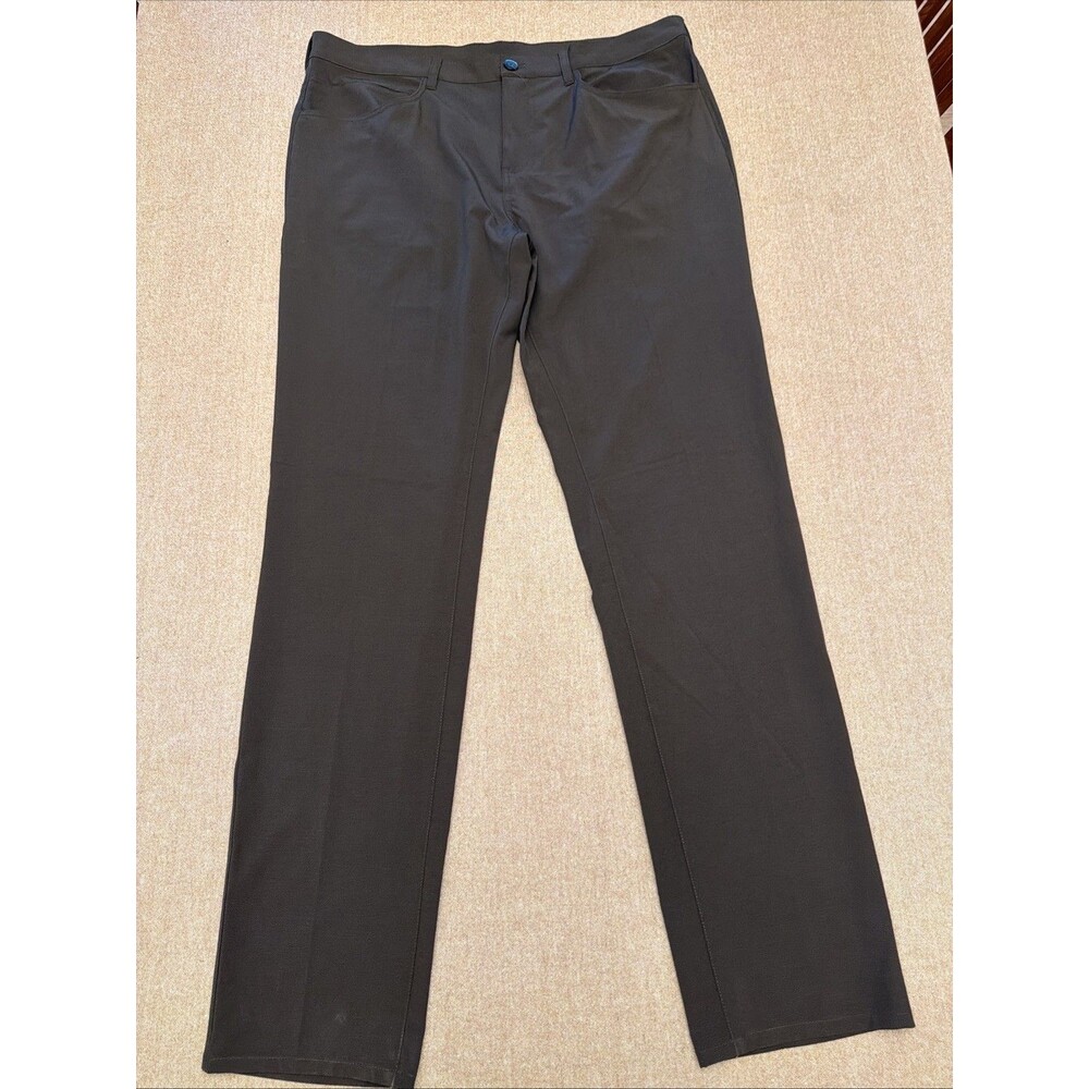 Callaway Pants Mens 38x36Black Golf Casual Flat Front Chino Trousers